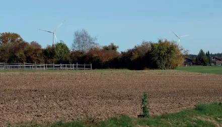 Windräder in Hofoldinger Forst (Visualisierung: TU München)